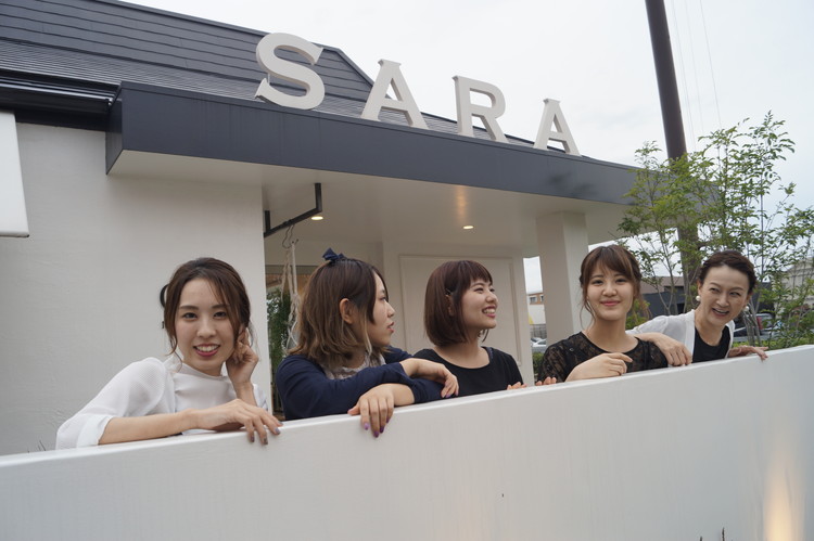 ヘアループ　SARA古賀店　福岡　MINA　大人のエクステ　シークレット増毛　笑顔　女性美容師
